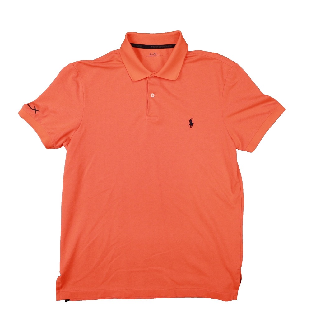 RLX Performance Ralph Lauren‎ green Short Sleeve Polo Shirt size Medium